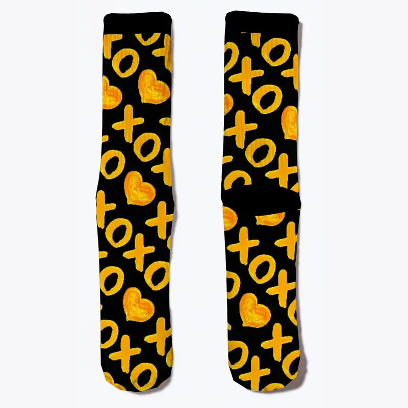 Love Pattern Yoga Leggings