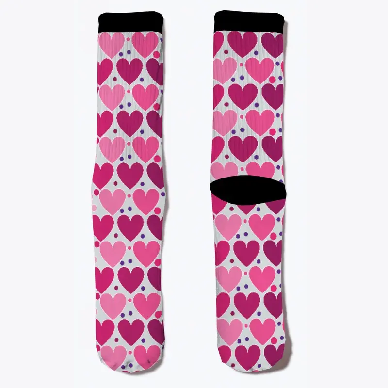 Valentines  Love Pattern Yoga Leggings